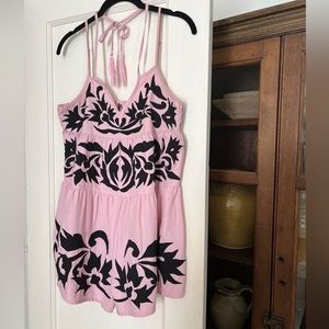 Free People Tie Neck Romper